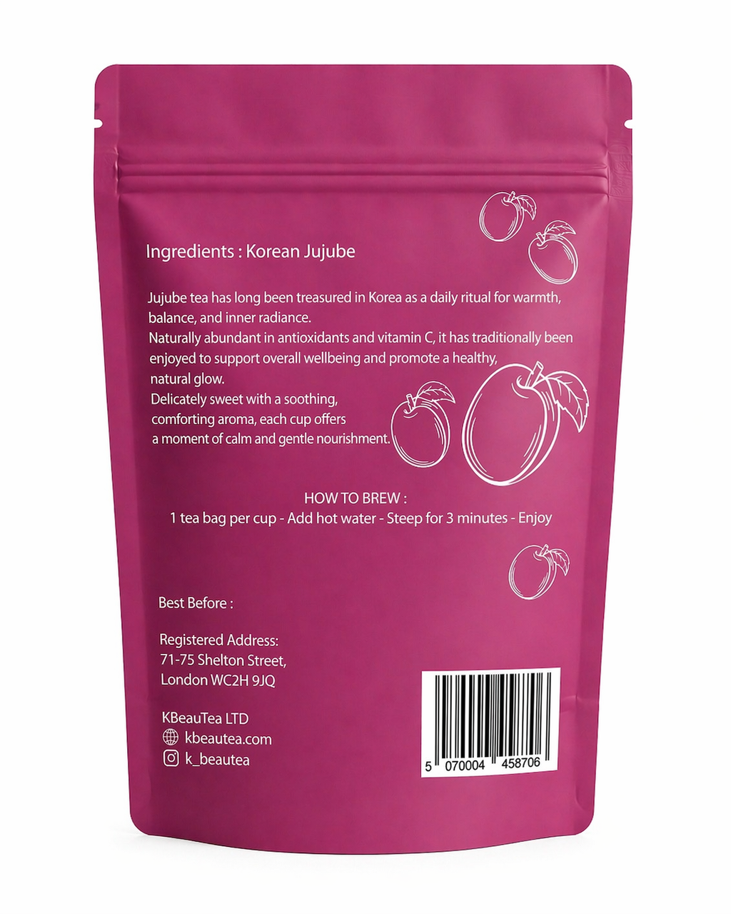 Jujube tea (대추차)